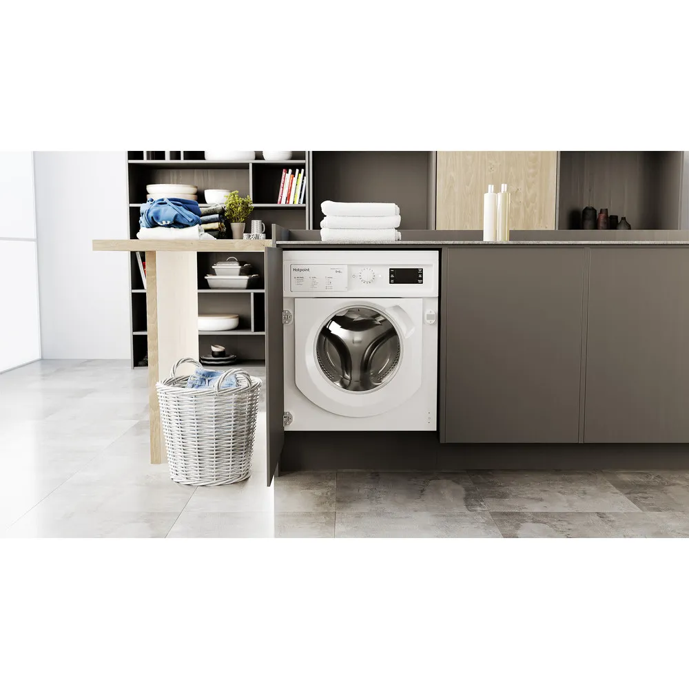Hotpoint BI WDHG 961485 UK - Integrated 9KG/6KG Washer Dryer - 1400 RPM - D energy - Image 5