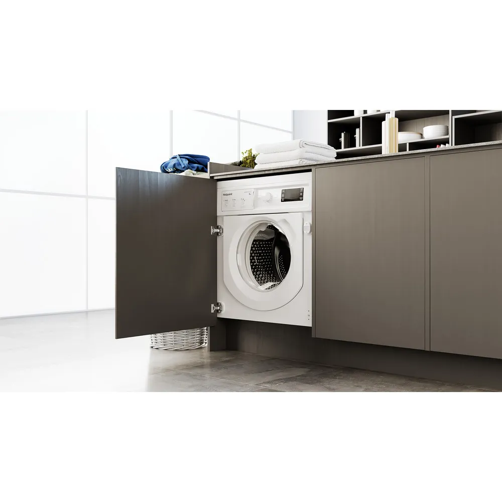 Hotpoint BI WMHG 91485 UK - Integrated 9KG Washing Machine - 1400 RPM - B energy - Image 4
