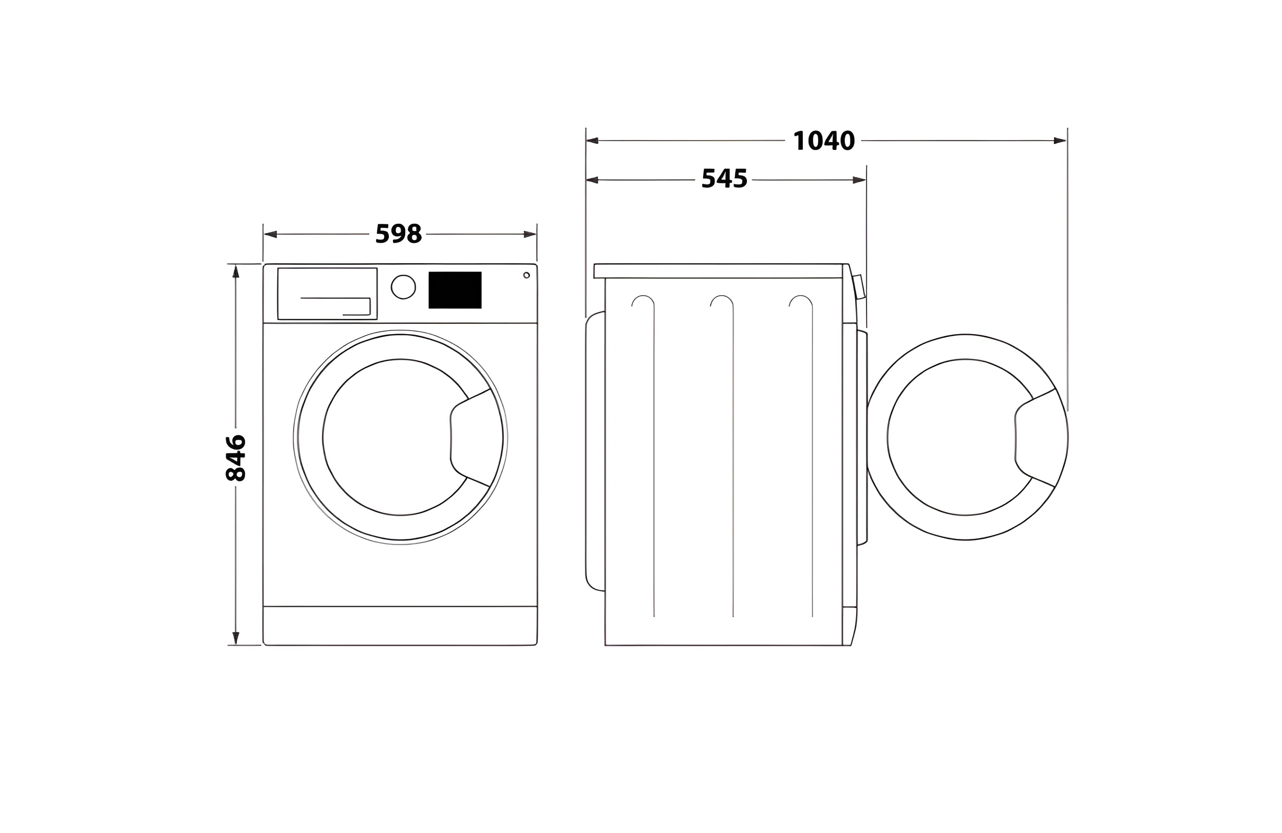 Hotpoint C HSD 82M GG UK - Graphite 8KG Heat Pump Tumble Dryer - Cold Guard - G Energy - Image 3