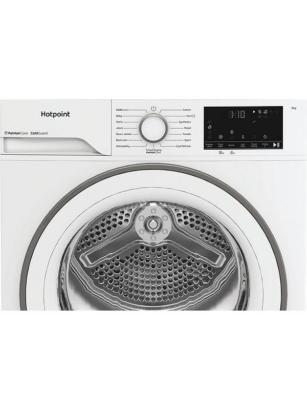 Hotpoint C HSD 82M WW UK - White 8KG Tumble Dryer - Heat Pump - Cold Guard - G Energy - Image 5