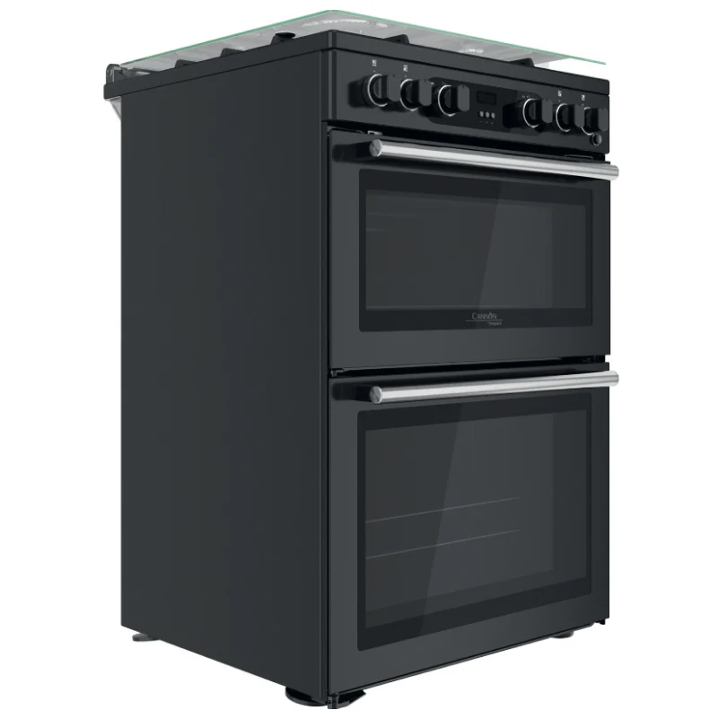 Hotpoint CD67G0C2CA/UK - Grey 4 Zone Gas Cooker - Catalytic cleaning - A+ energy - Image 2