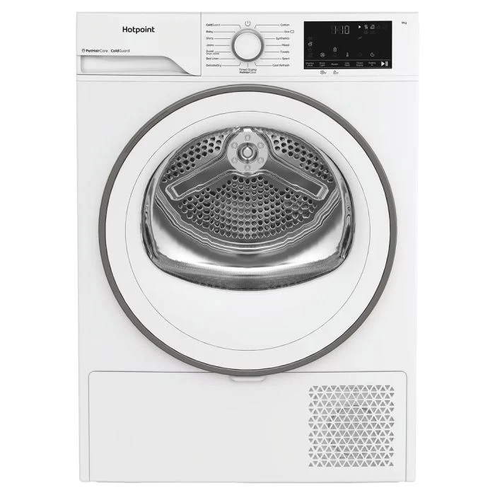 Hotpoint C HD 93M WWS UK - White 9KG Heat Pump Tumble Dryer - Cold Guard - D Energy Rating