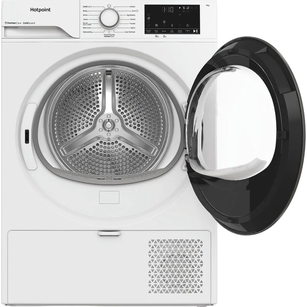 Hotpoint C HD 93M WWS UK - White 9KG Heat Pump Tumble Dryer - Cold Guard - D Energy Rating - Image 3