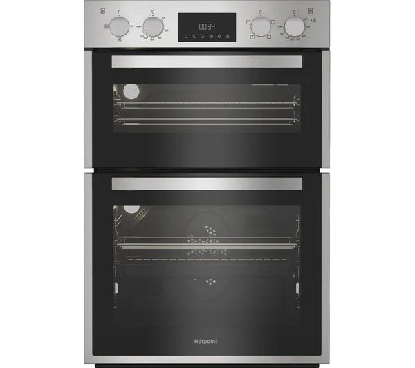 Hotpoint DIH 10D1 IX - Stainless Steel Double Oven - 75L/38L - A Energy - Image 5