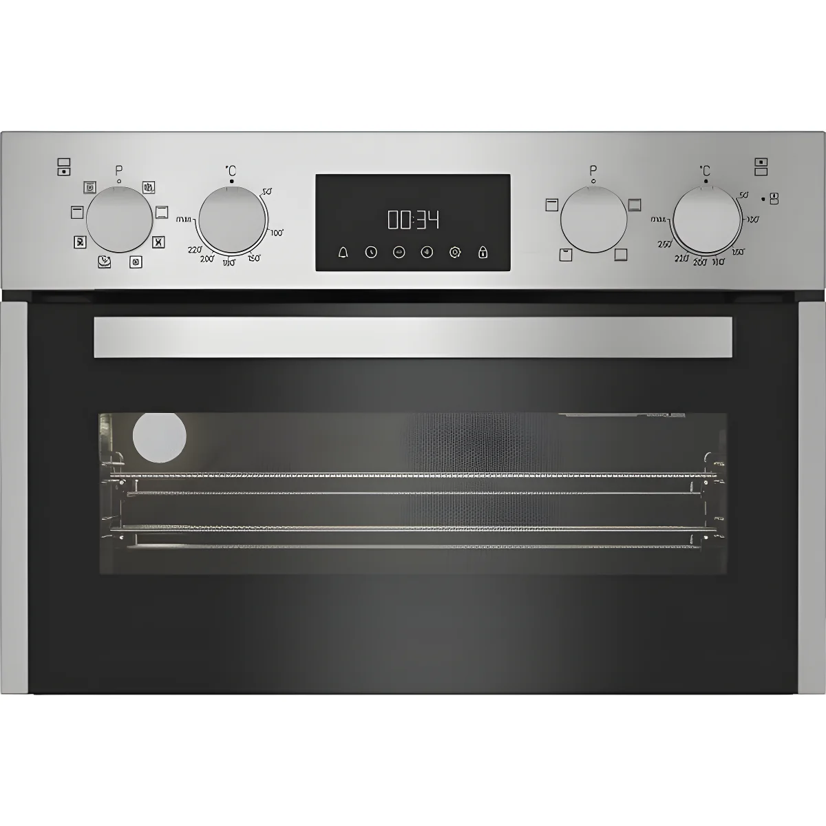 Hotpoint DIH 82D1 IX - Stainless Steel Built-In Double Oven - 71L + 38L - A Energy - Image 4