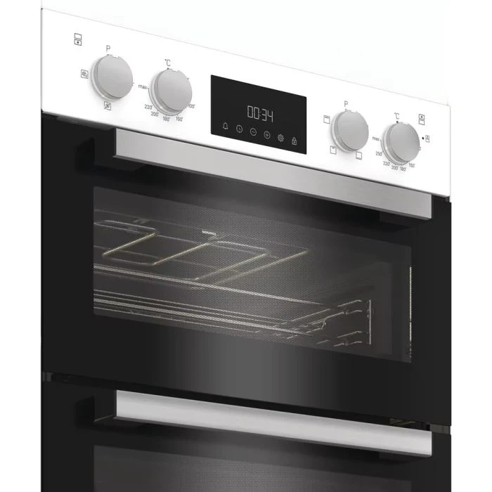 Hotpoint DIH 10D W- White Double Oven - 75L Main + 38L Top - A Energy - Image 2