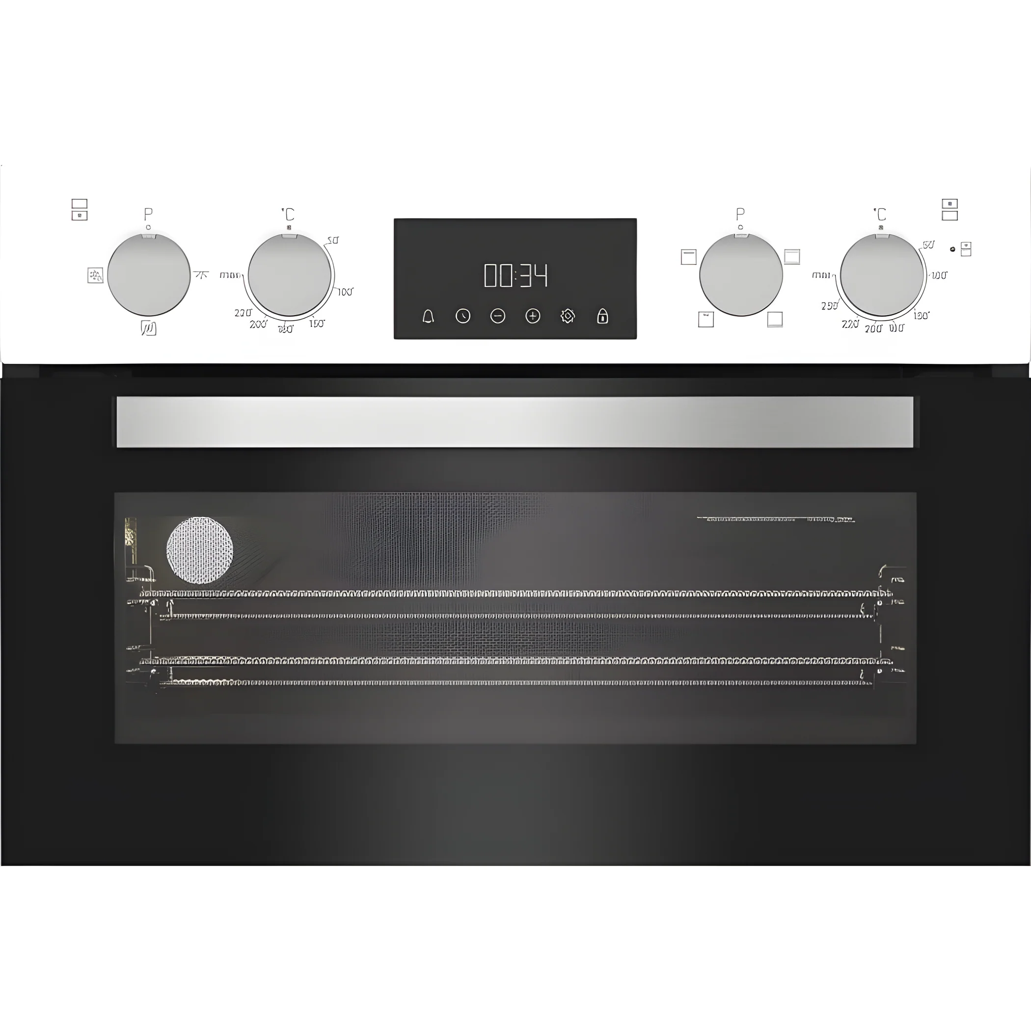 Hotpoint DIH 10D W- White Double Oven - 75L Main + 38L Top - A Energy - Image 3