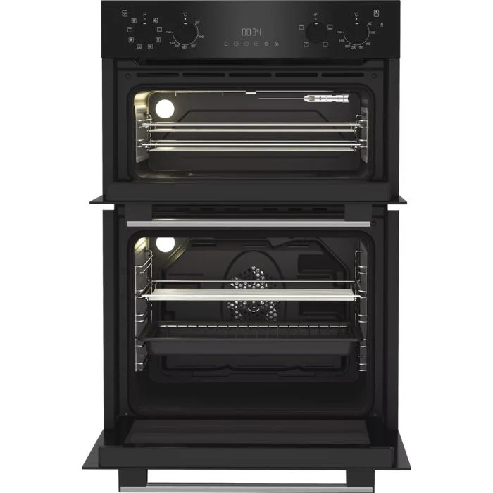 Hotpoint DIH82GB - Black Double Oven - 71L Main + 38L Top - A Energy - Image 2