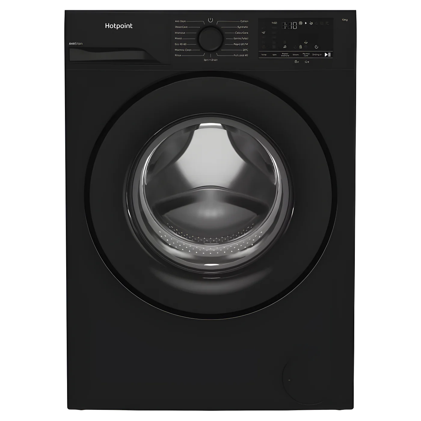 Hotpoint H 101B ANTI STAIN UK - Black 10KG Washing Machine - 1400 RPM - A energy