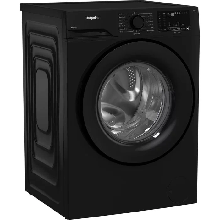 Hotpoint H 101B ANTI STAIN UK - Black 10KG Washing Machine - 1400 RPM - A energy - Image 3