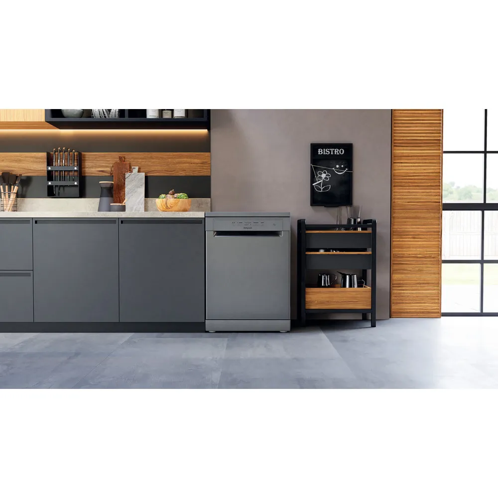 Hotpoint H2F HL626 X UK - Stainless steel Freestanding Dishwasher - E energy - Image 6