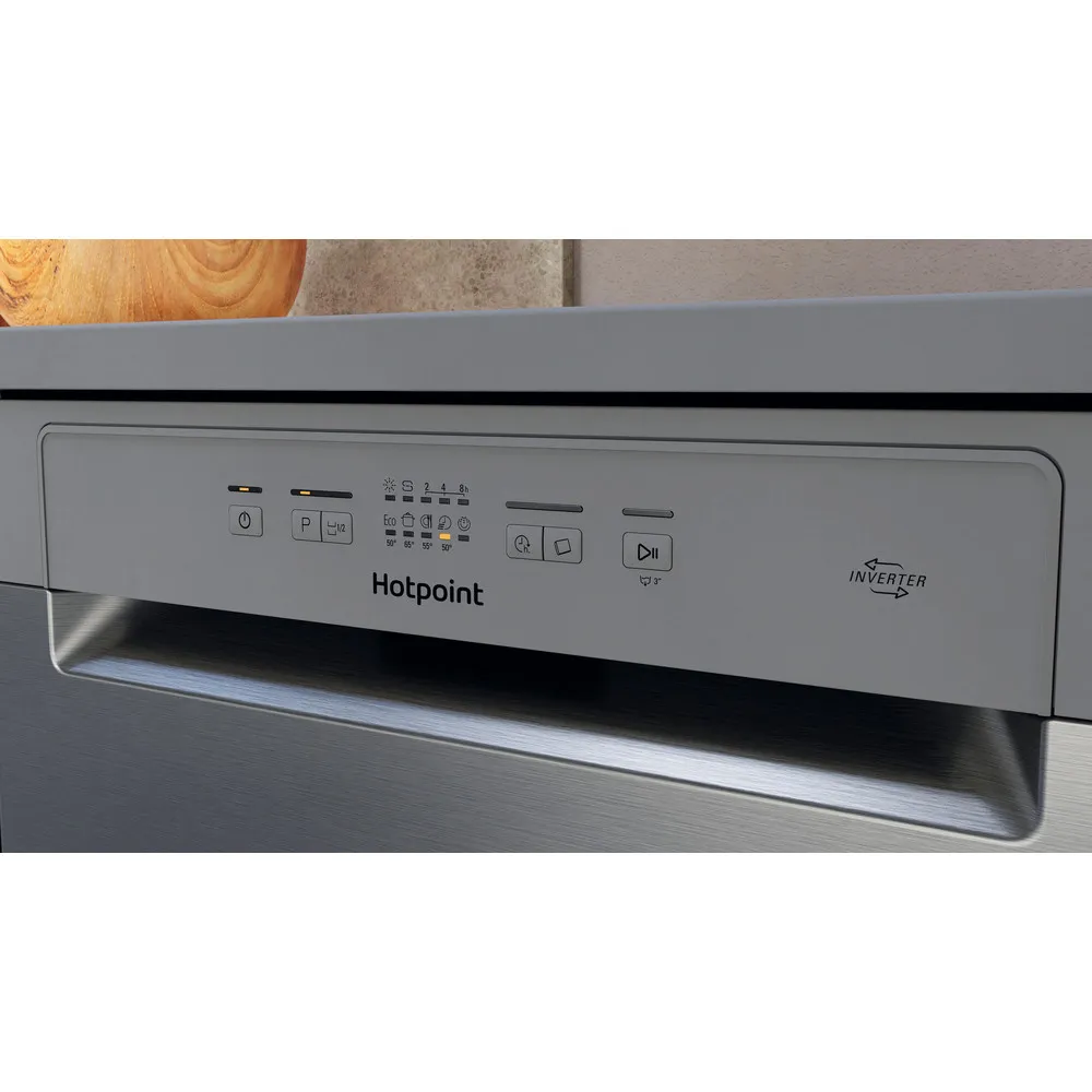 Hotpoint H2F HL626 X UK - Stainless steel Freestanding Dishwasher - E energy - Image 8