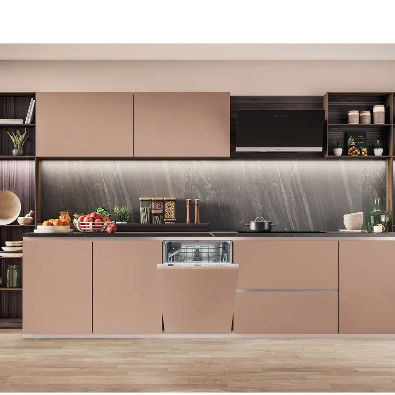 Hotpoint H2I HD526 UK - Silver Integrated Dishwasher - E energy - Image 2