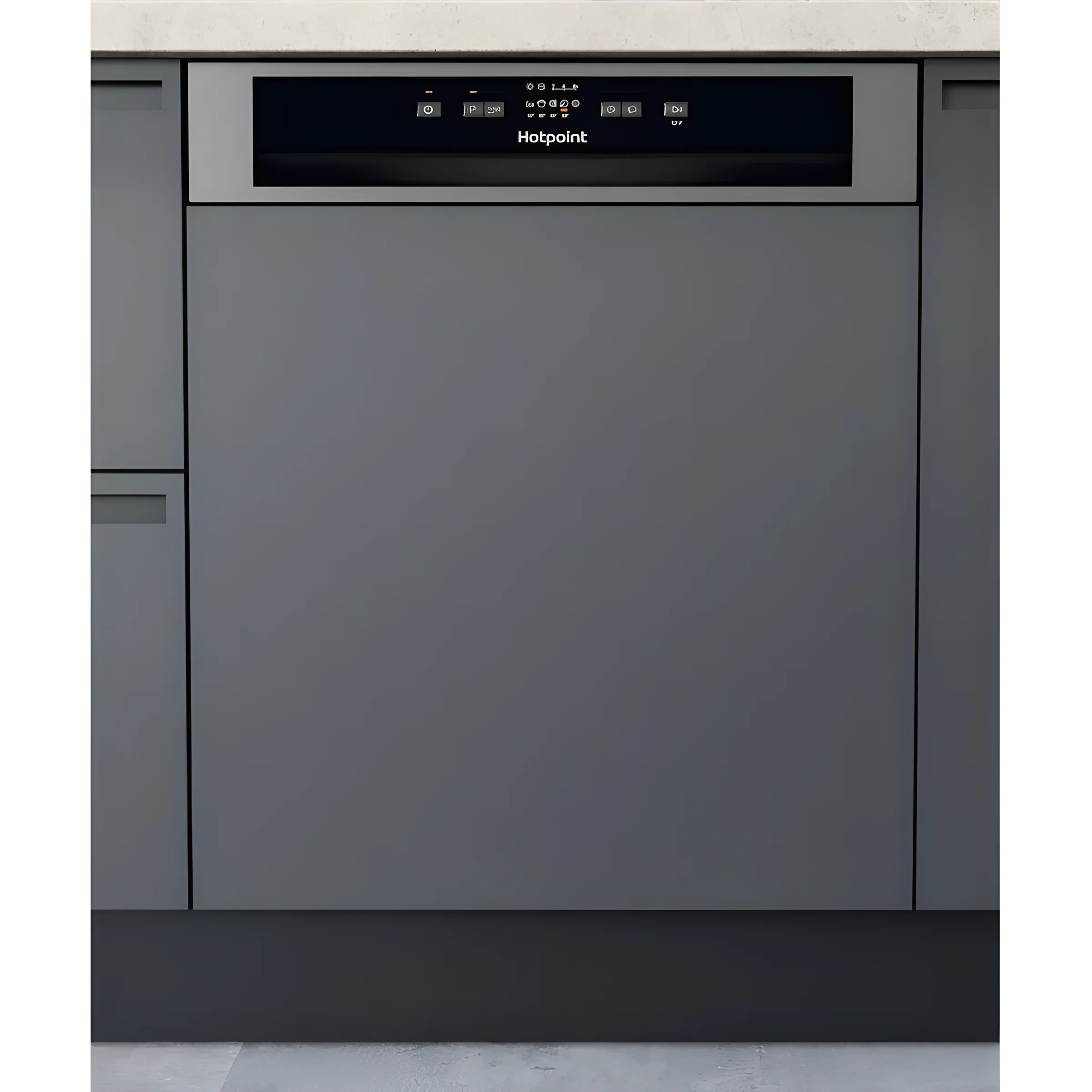 Hotpoint H3B L626 X UK - Silver Integrated Dishwasher - E energy