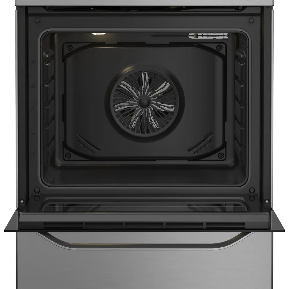 Hotpoint H6V5KMXUK - Inox Freestanding Electric Cooker - 66L - A Energy - Image 2