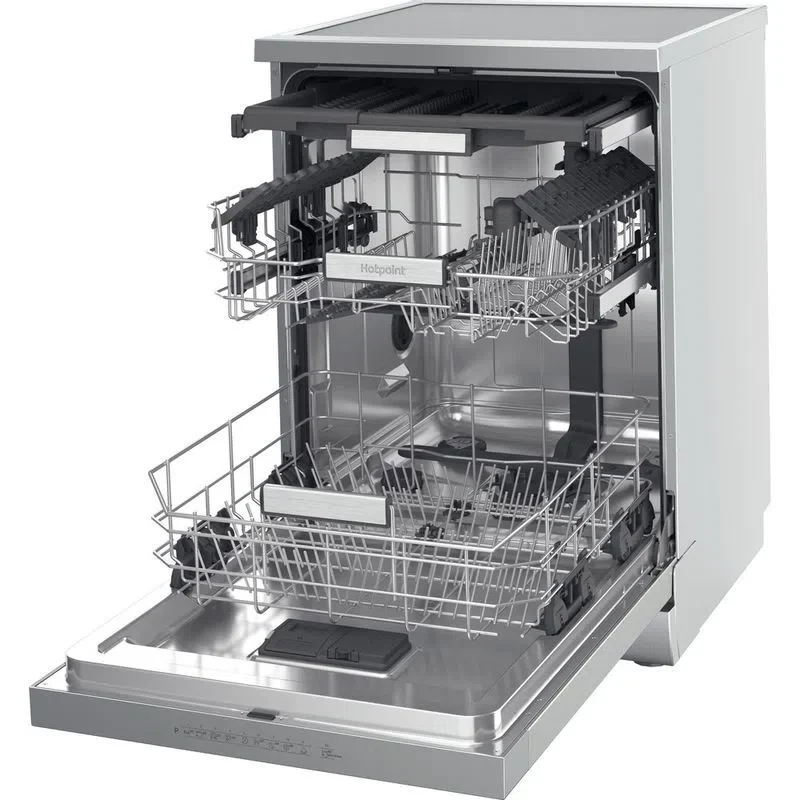 Hotpoint H7F HP43 X UK - Stainless steel Freestanding Dishwasher - C energy - Image 2