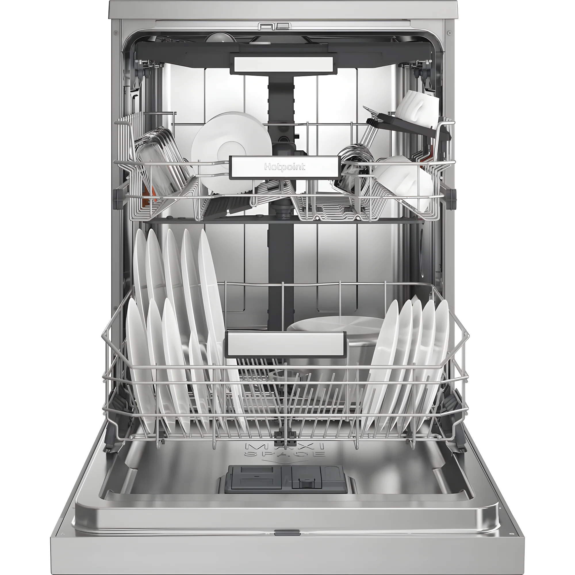 Hotpoint H7F HP61X UK - Stainless Steel Dishwasher - 15 Place Settings - A Energy - Image 4