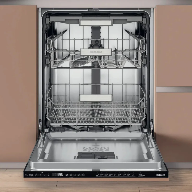 Hotpoint H7I HP42 L UK - Black Integrated Dishwasher - C energy - Image 2