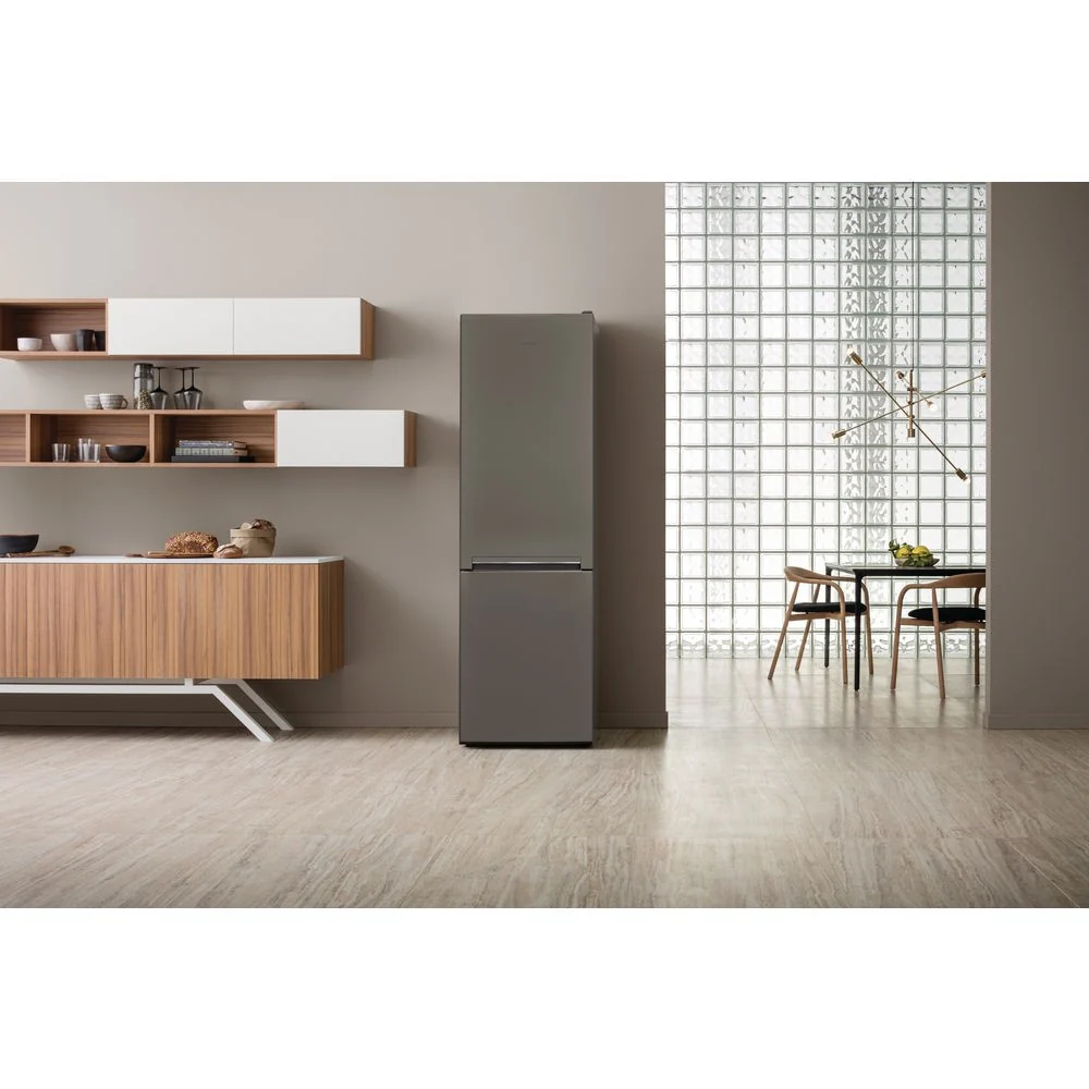 Hotpoint H8A1ESB - Dark Innox Fridge Freezer - 337L Capacity - A+ Energy Rating - Image 2
