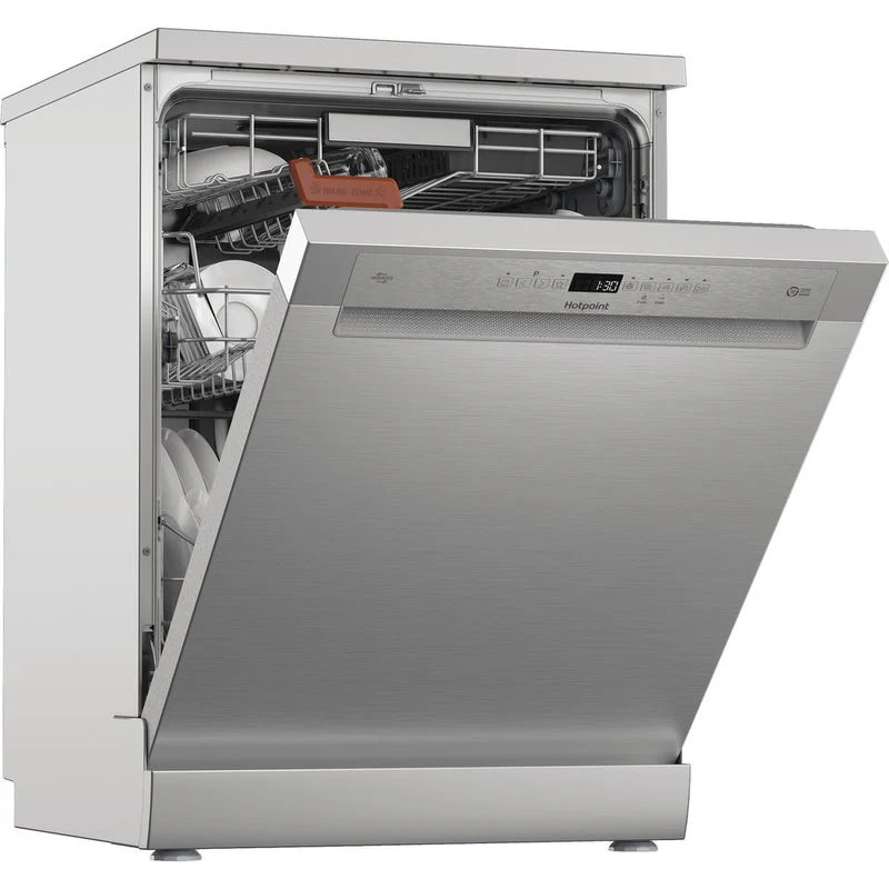 Hotpoint H8F HP51X UK - Stainless Steel Full Size Dishwasher - B Energy Rating - Image 2