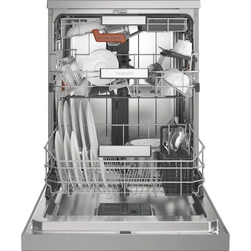 Hotpoint H8F HP51X UK - Stainless Steel Full Size Dishwasher - B Energy Rating - Image 4