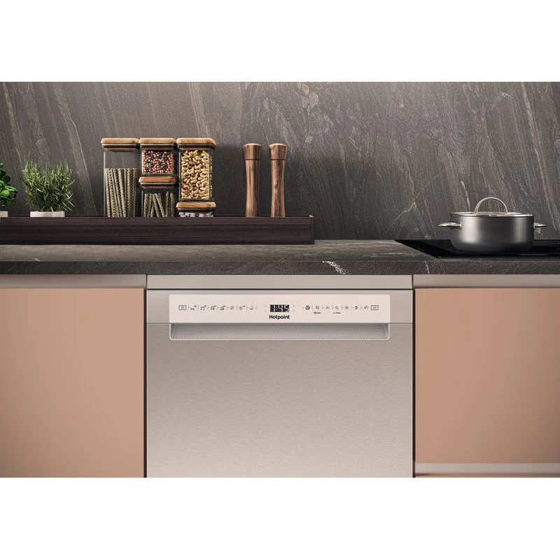 Hotpoint H8F HS61X UK - Stainless Steel Dishwasher - Full Size - A Energy Rating - Image 5