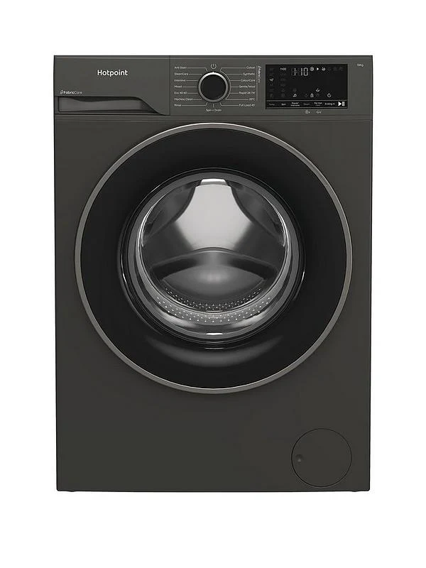 Hotpoint HB 103G CARE UK - Manhattan Grey 10KG Washing Machine - 1400 RPM - A energy