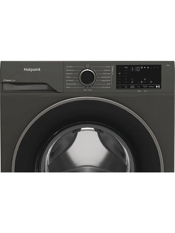 Hotpoint HB 103G CARE UK - Manhattan Grey 10KG Washing Machine - 1400 RPM - A energy - Image 3