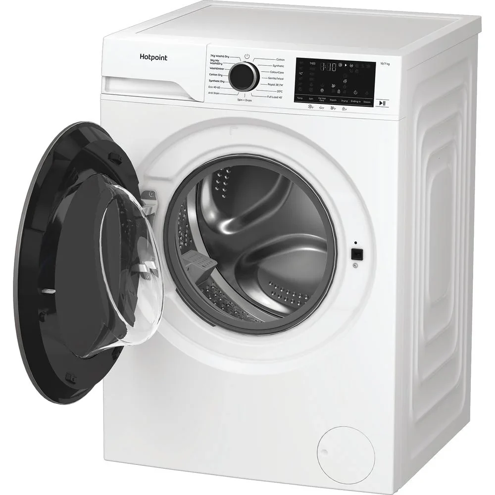 Hotpoint HBD 1781 ANTI STAIN UK - White 10KG/7KG Washer Dryer - 1800 RPM - A-10% | D Energy - Image 2