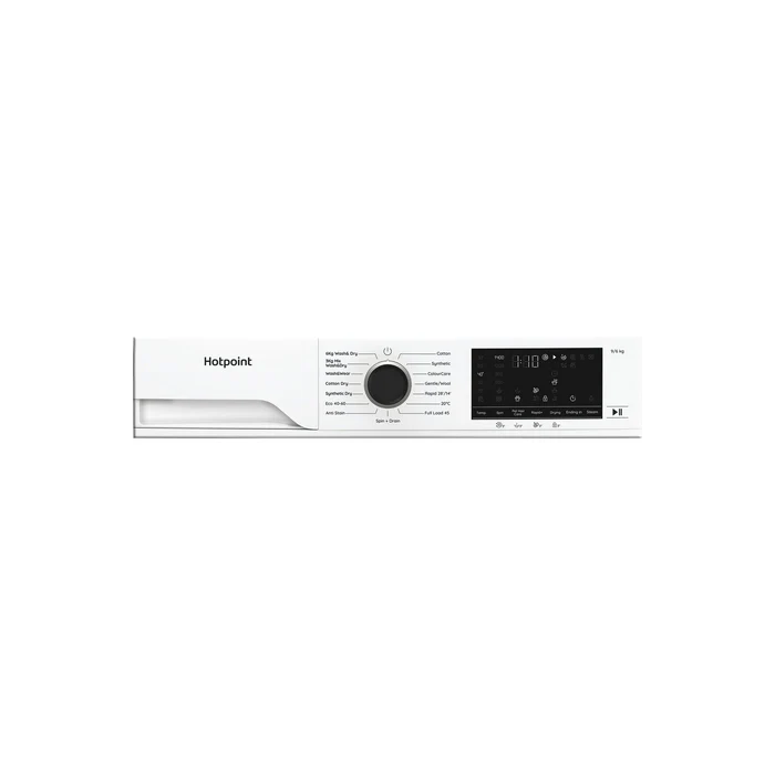Hotpoint HBD 9681 ANTI STAIN UK - White 9KG/6KG Washer Dryer - 1400 RPM - D Energy Rating - Image 4
