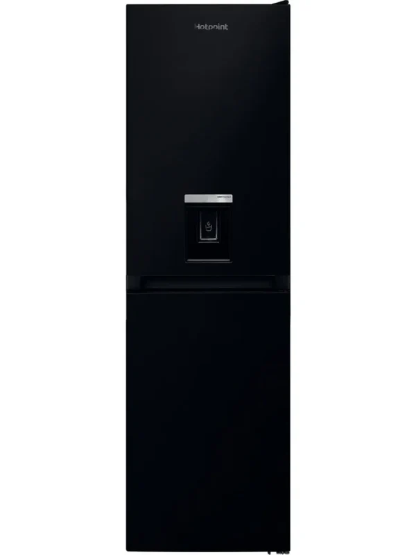 Hotpoint HBNF 55182 B AQUA UK - Black Freestanding Frost Free Fridge Freezer - E energy