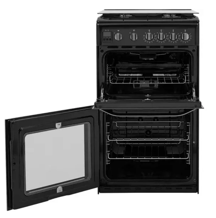 Hotpoint HD5G00CCBK/UK - Black 4 Zone Gas Cooker - Catalytic cleaning - A energy - Image 2