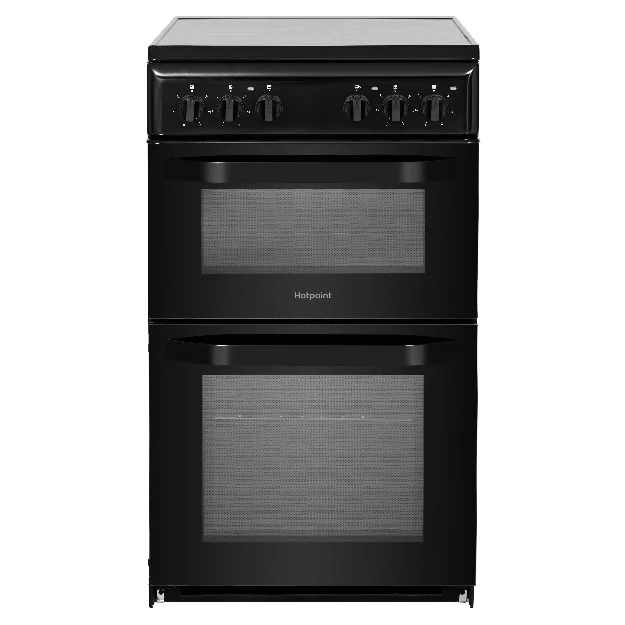 Hotpoint HD5V92KCB/UK - Black 4 Zone Electric Cooker - Catalytic cleaning - A energy