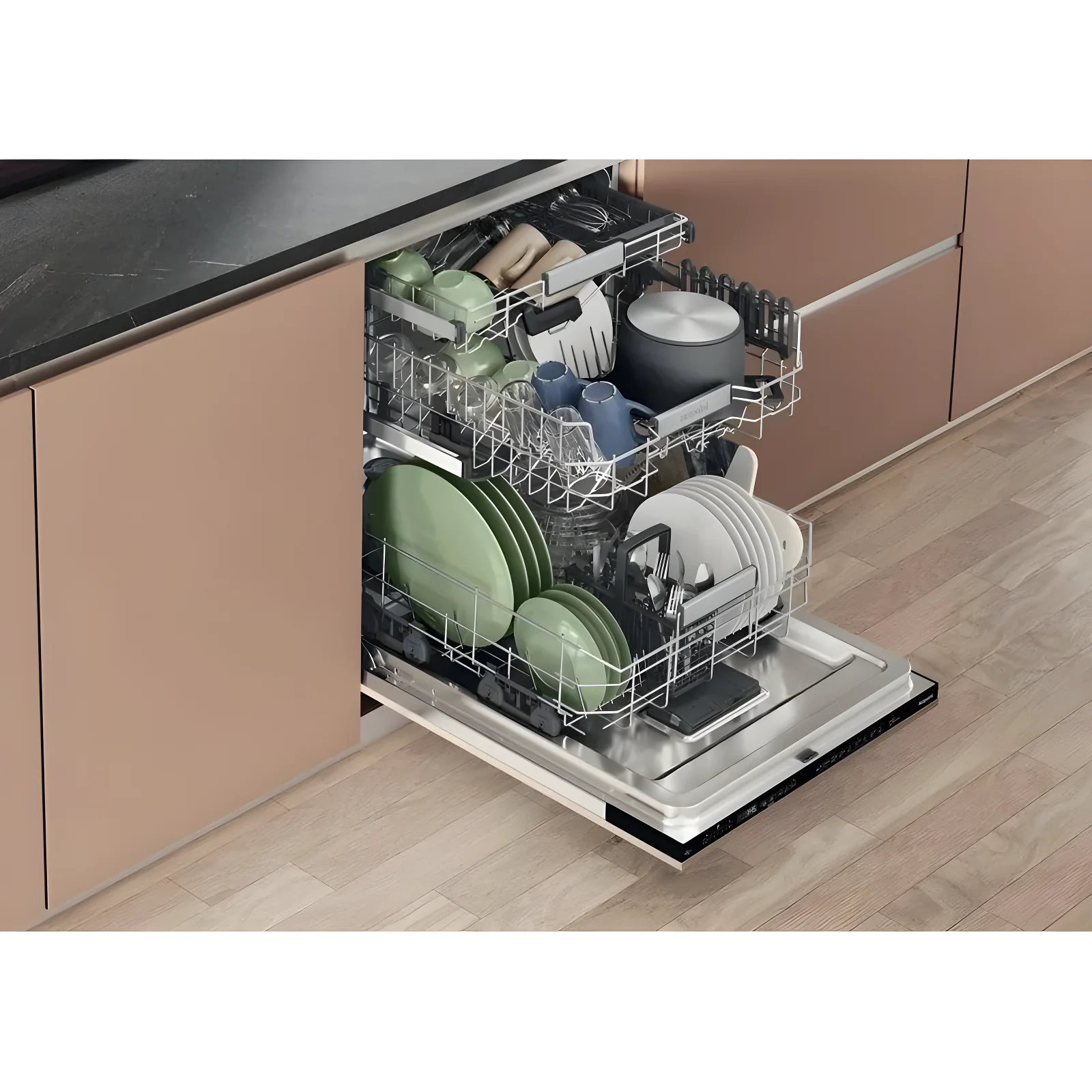 Hotpoint HD8I HP42 L UK - 14 Place Setting Built-in Dishwasher - C Energy Rating - Image 5