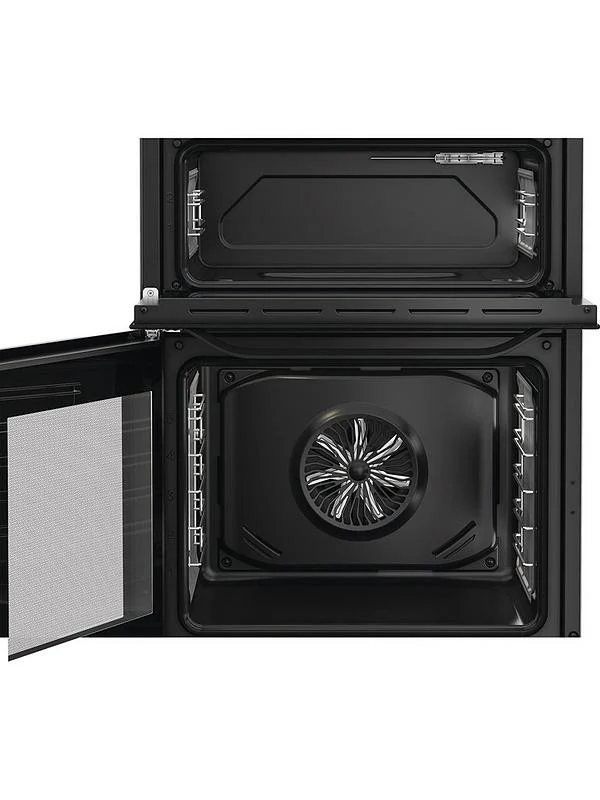 Hotpoint HDD6GDC2B1 - Black Dual Fuel Double Cooker - 60cm - A Energy - Image 4