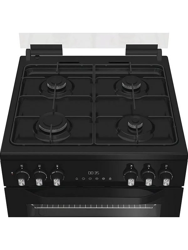 Hotpoint HDD6GDC2B1 - Black Dual Fuel Double Cooker - 60cm - A Energy - Image 5