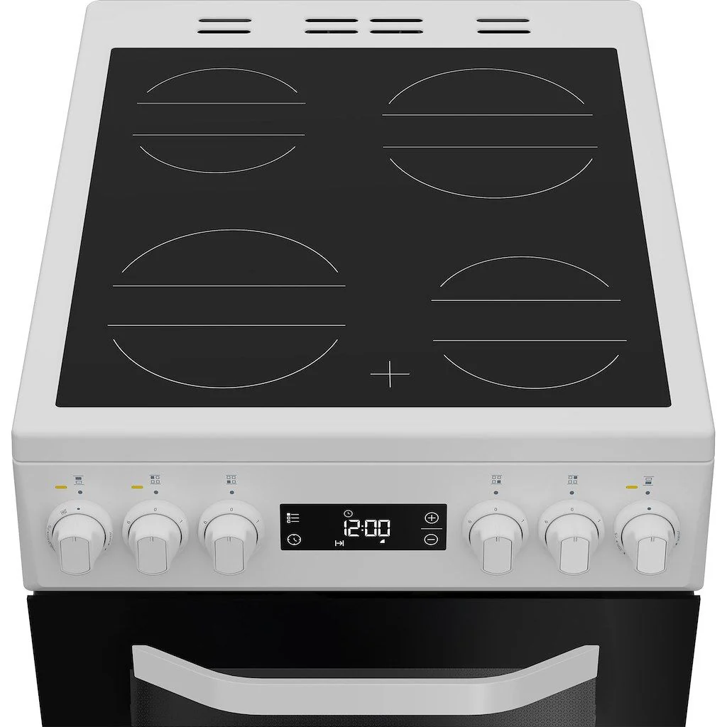 Hotpoint HDE5VDCW - White Electric Cooker - 50cm Ceramic Hob - A Energy - Image 4