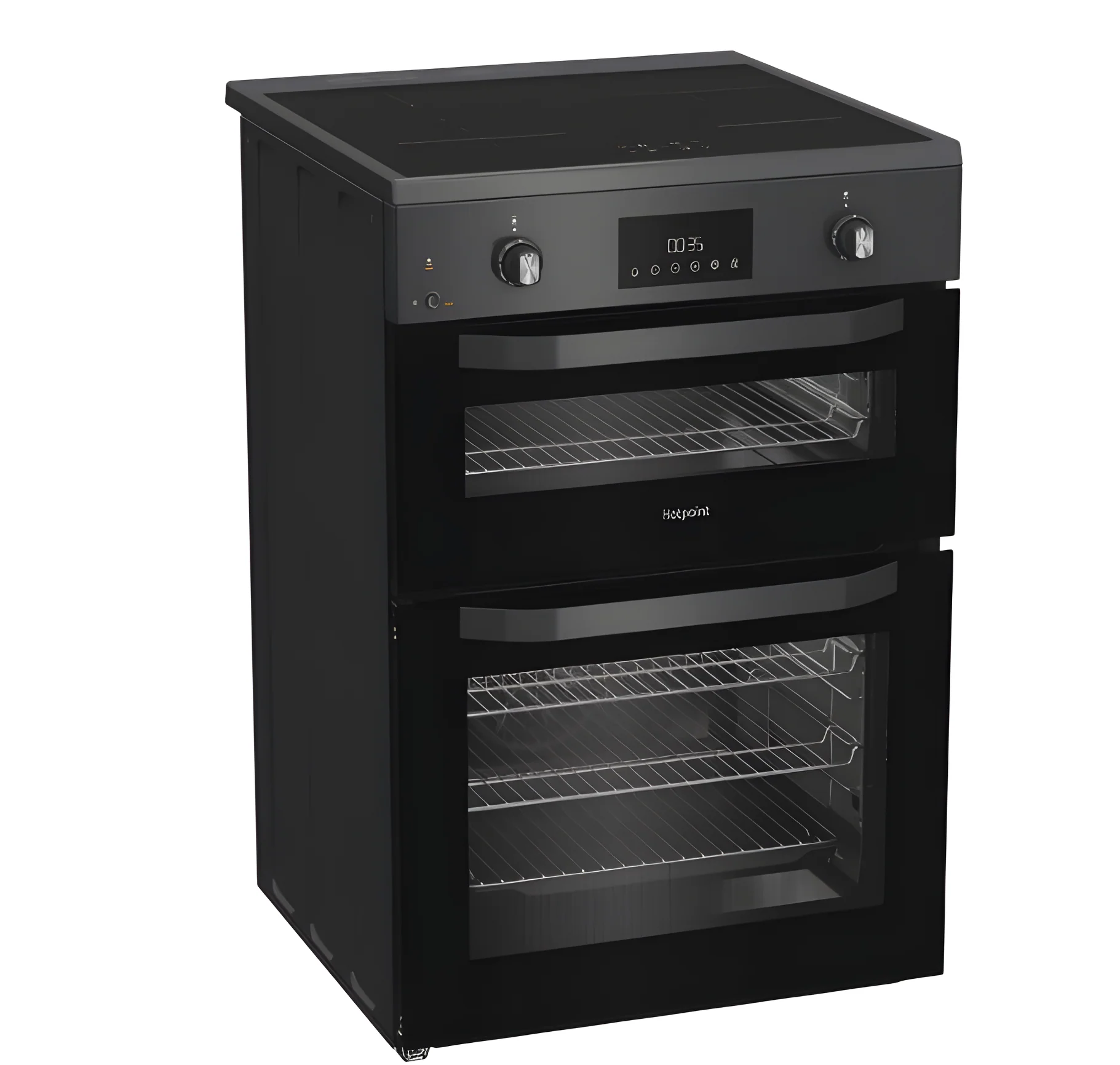Hotpoint HDE6IDC2SA - Anthracite Electric Cooker - 75L + 38L Dual Cavity - A Rated - Image 2