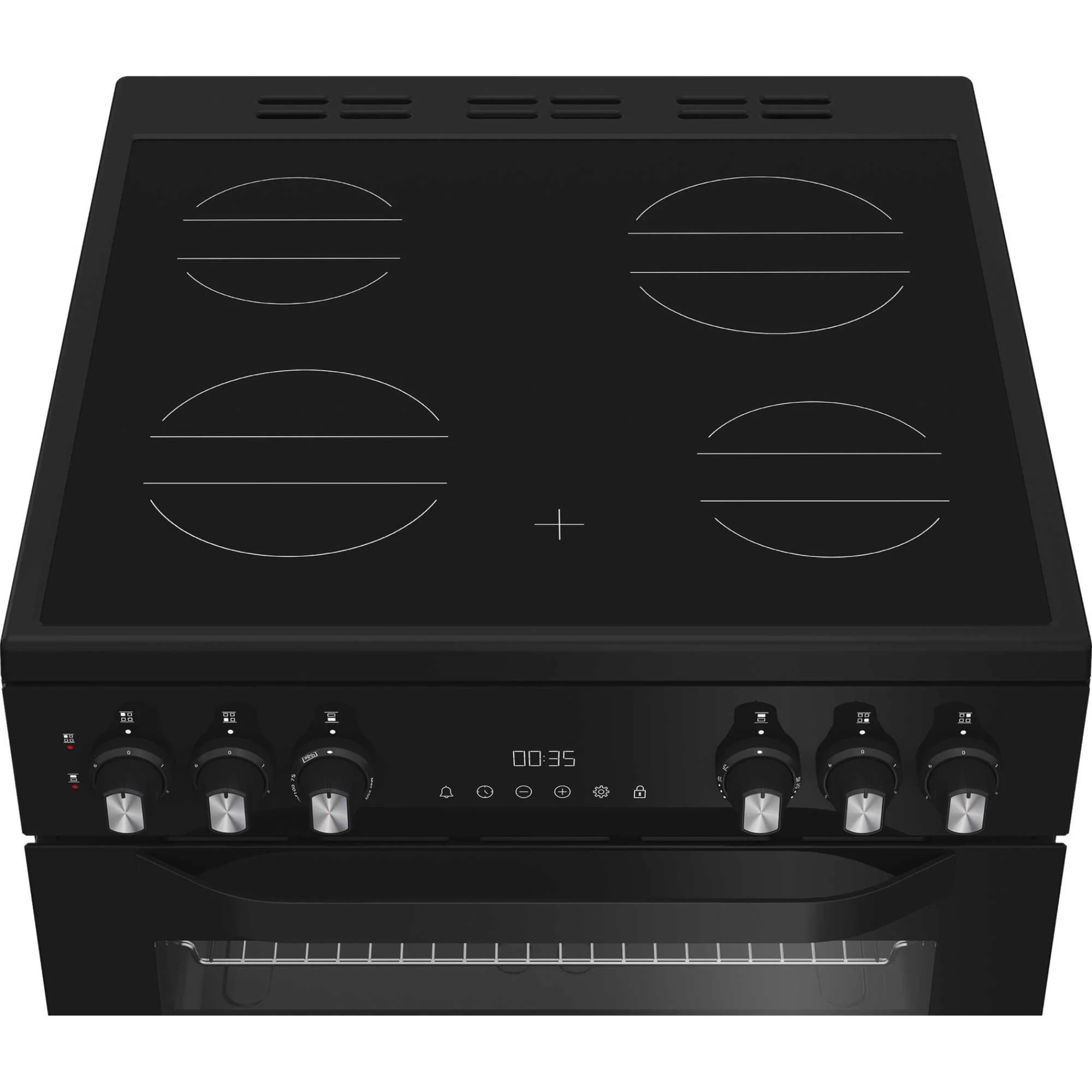 Hotpoint HDE6VDB1 - Black Electric Double Cooker - 38L/75L Capacity - A Energy Rating - Image 6