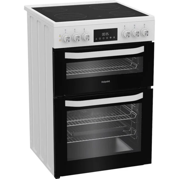 Hotpoint HDE6VDW - White Electric Cooker - 75L Capacity - A Energy - Image 3