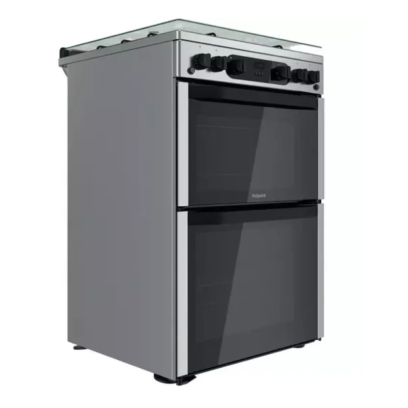 Hotpoint HDM67G0CCX/UK - Stainless steel 4 Zone Gas Cooker - Catalytic cleaning - A+ energy - Image 3