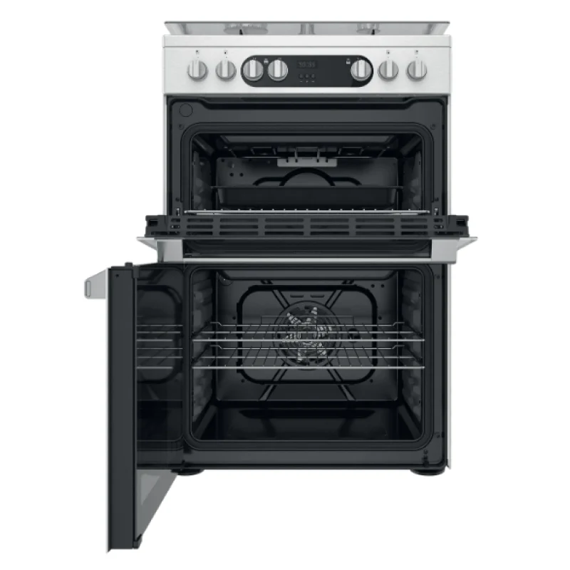 Hotpoint HDM67G9C2CX/U - Stainless steel 4 Zone Dual Fuel Cooker - Catalytic cleaning - A/A energy - Image 2