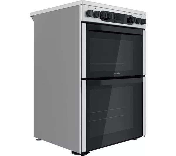 Hotpoint HDM67V9DCX/UK - Stainless Steel Electric Ceramic Cooker - 77L/49L Dual Oven - A Energy - Image 3