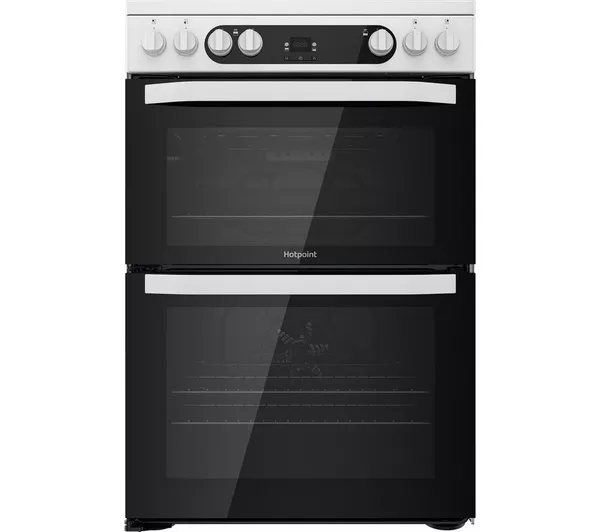 Hotpoint HDM67V9HCW/UK/1 - White Electric Ceramic Cooker - 72L Main Oven - A Energy