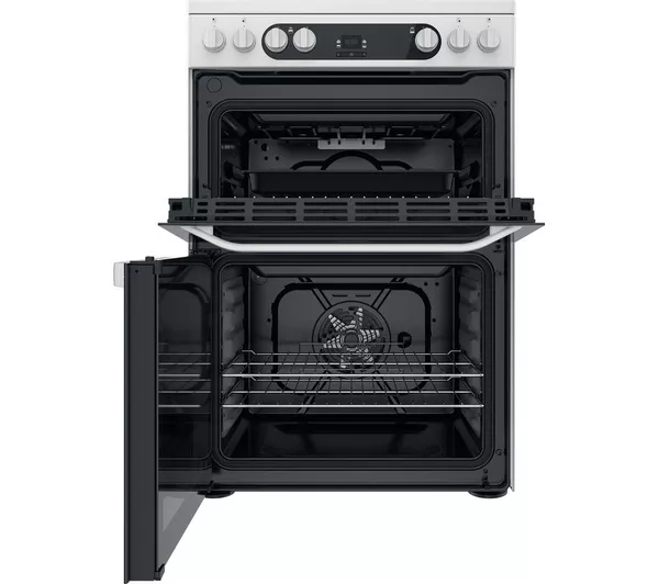 Hotpoint HDM67V9HCW/UK/1 - White Electric Ceramic Cooker - 72L Main Oven - A Energy - Image 2