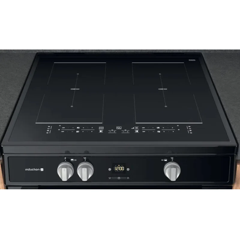 Hotpoint HDT67I9HM2C/UK - Black Induction 4 Zone Electric Cooker - Catalytic cleaning - A/A energy - Image 4