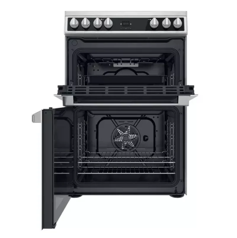 Hotpoint HDT67V9H2CX/UK - Stainless steel 4 Zone Electric Cooker - Catalytic cleaning - A energy - Image 2
