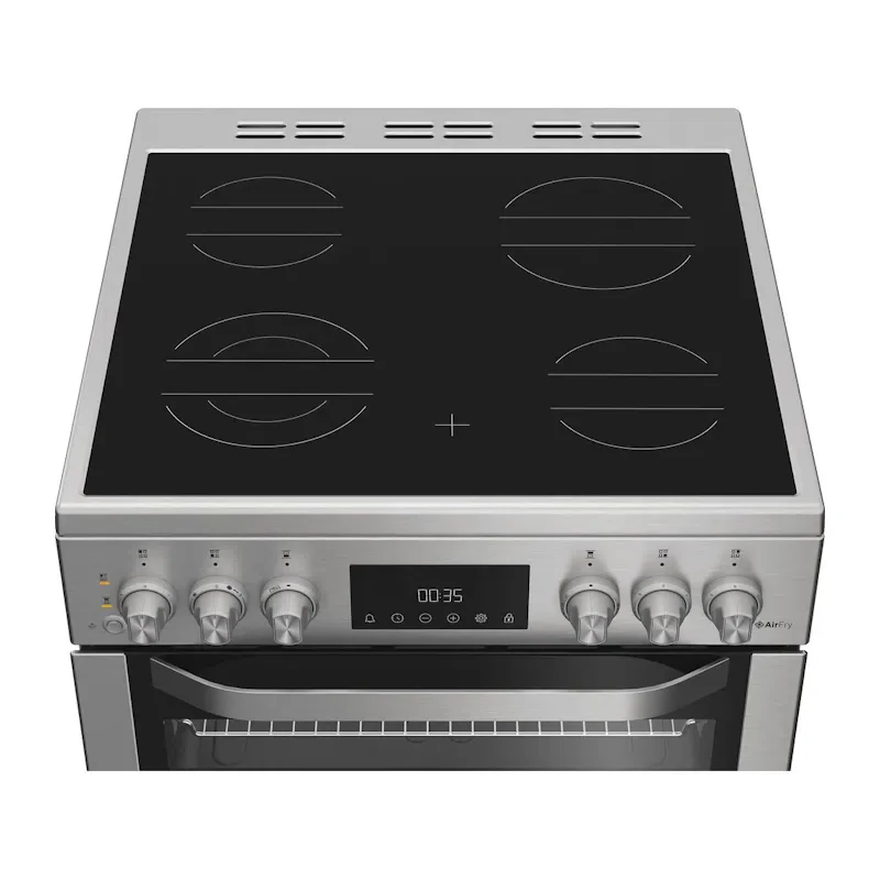Hotpoint HFE6VDC2ASX - Stainless Steel 60cm Double Oven Ceramic Cooker - A/A Energy Rating - Image 3