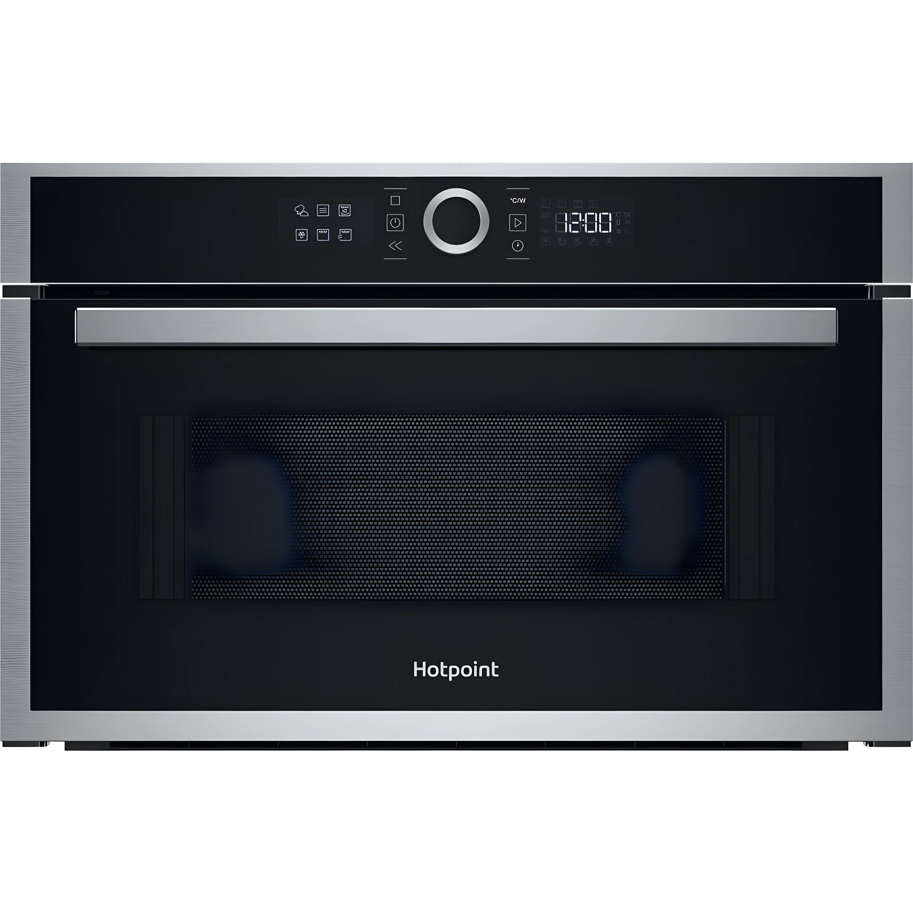 Hotpoint HMD44MXUK - Stainless Steel Built-In Microwave with Grill - 31L - 1000W