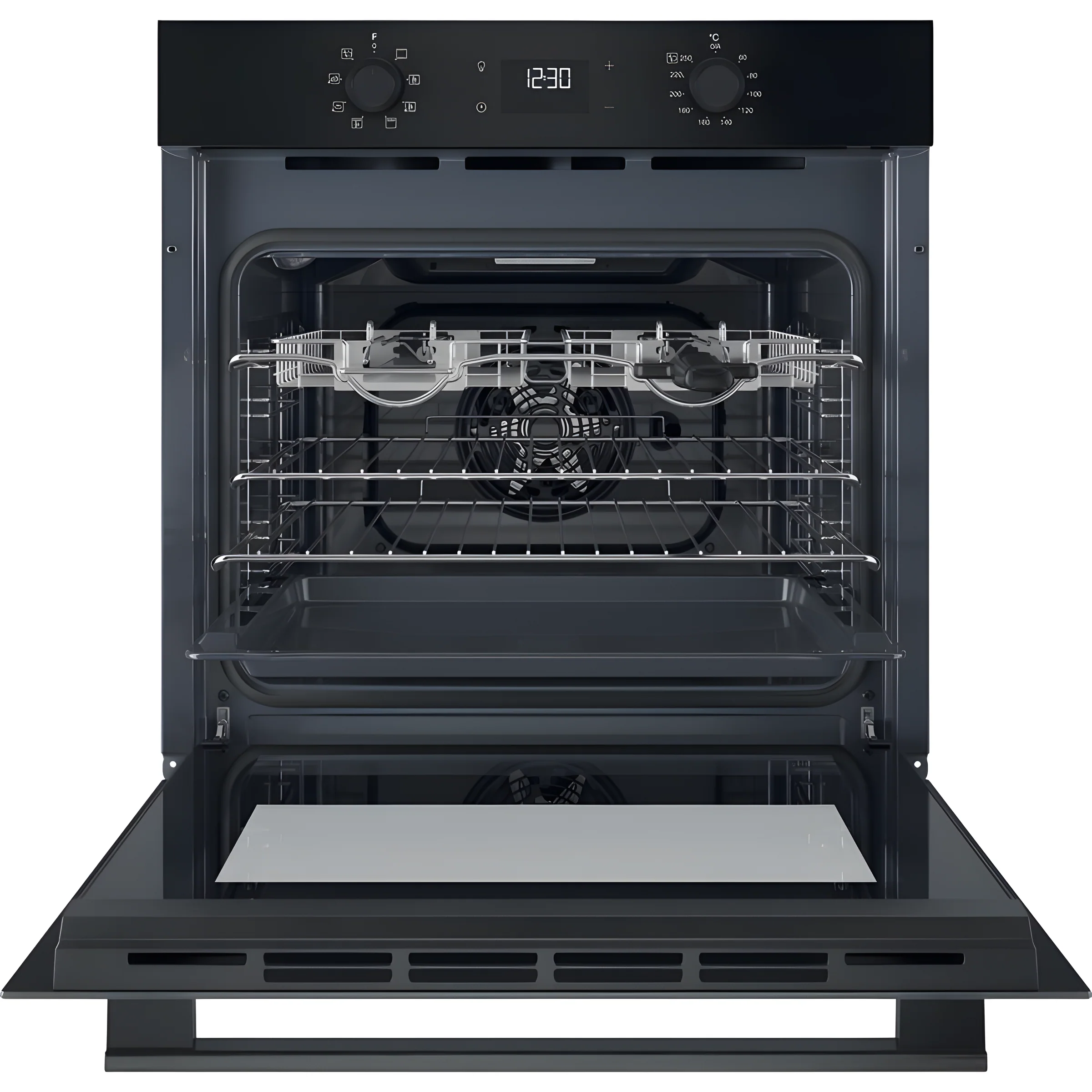 Hotpoint HO 455HZ B UK - Black Built-In Single Oven - 71L Multifunction - A Energy - Image 2